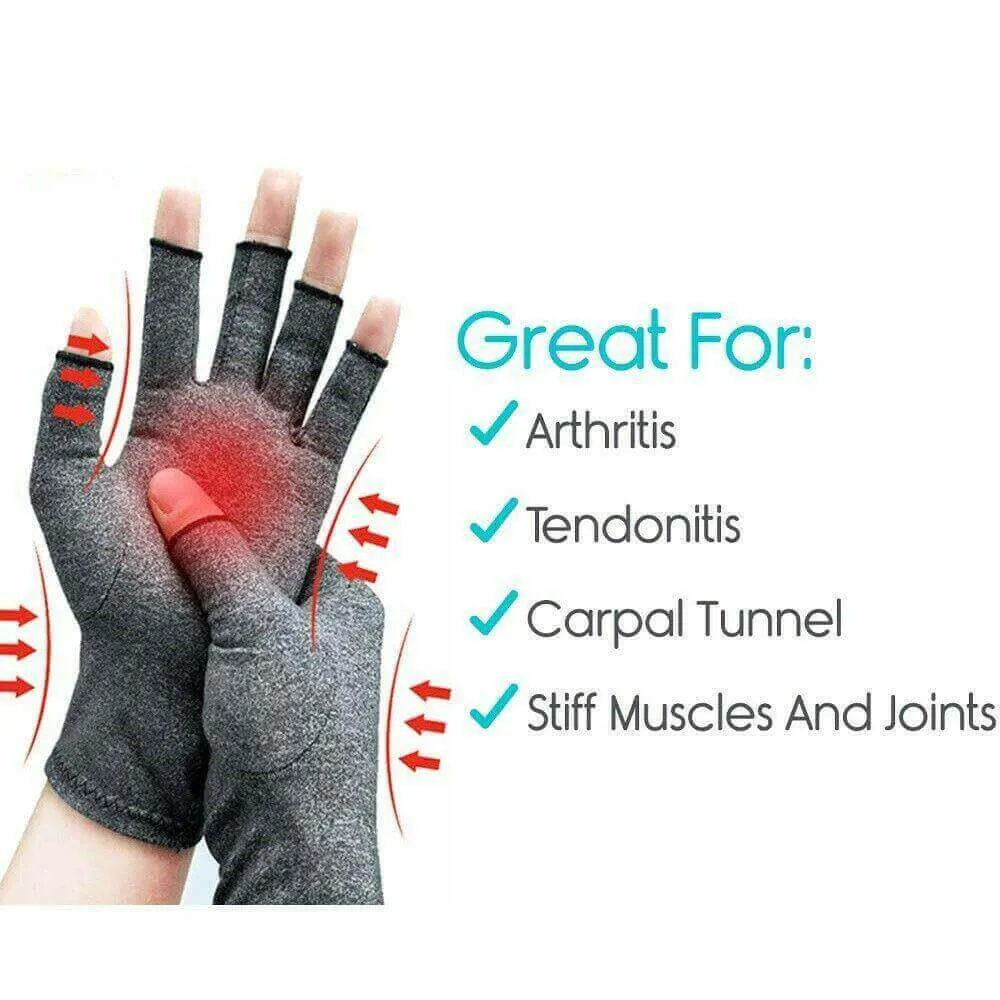 1 Pair Compression Arthritis Gloves Arthritic Joint Pain Relief Gloves