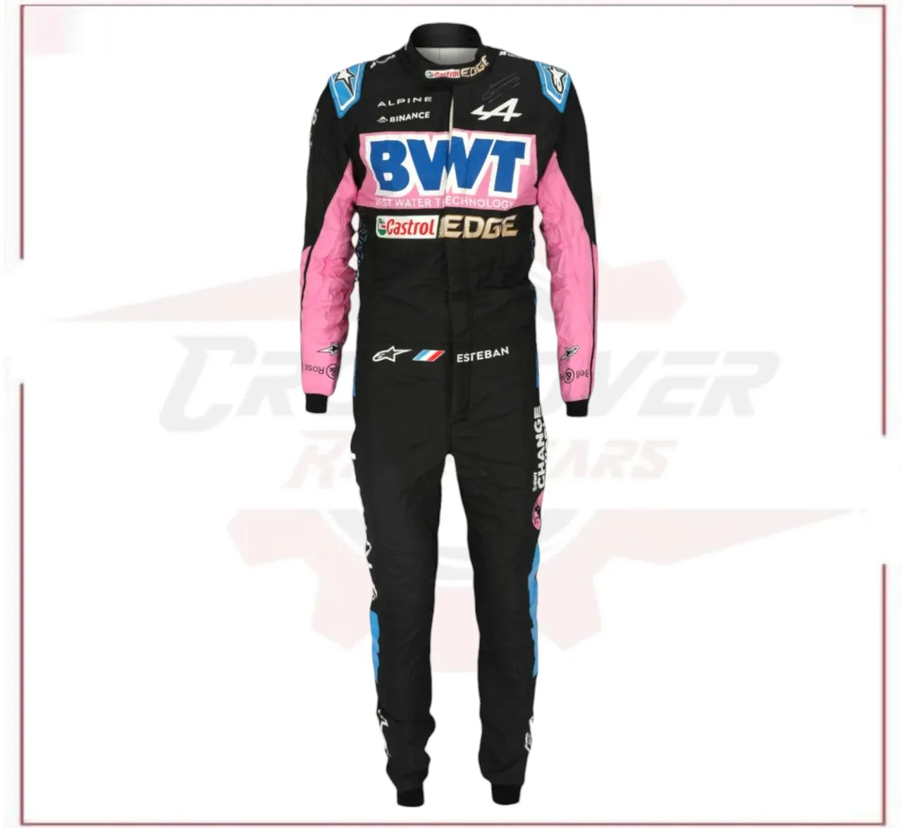 2023 Esteban Ocon BWT Alpine F1 Team Race Suit - Singapore GP