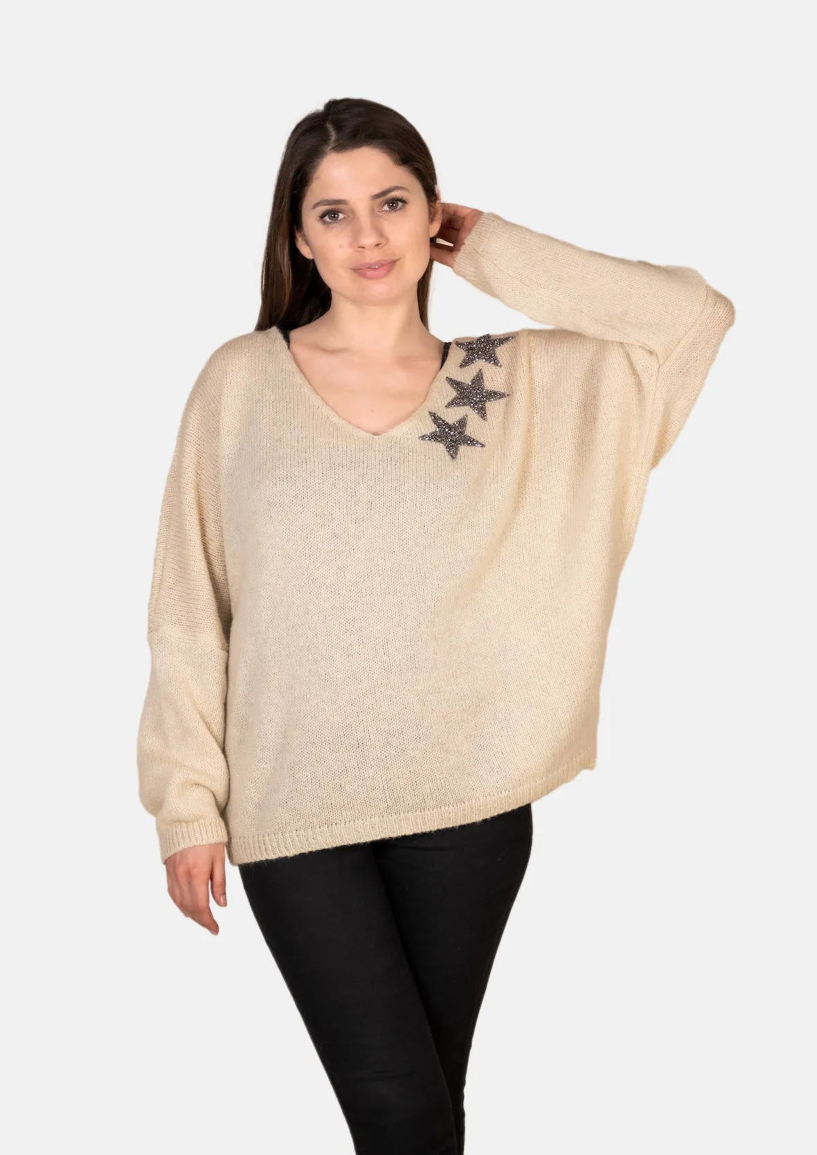 3 Stars Knitted Jumper