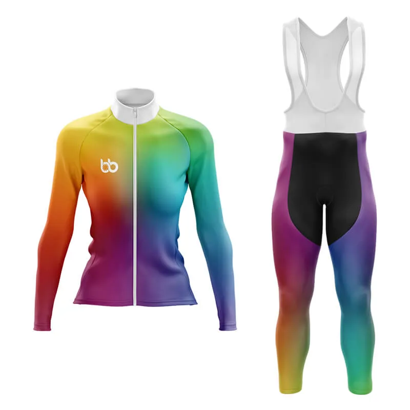 Abstract Rainbow (V2) Club Cycling Kit