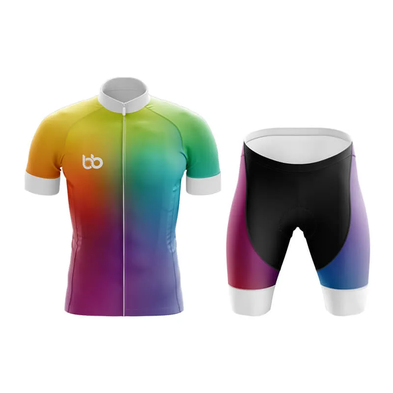 Abstract Rainbow (V2) Club Cycling Kit