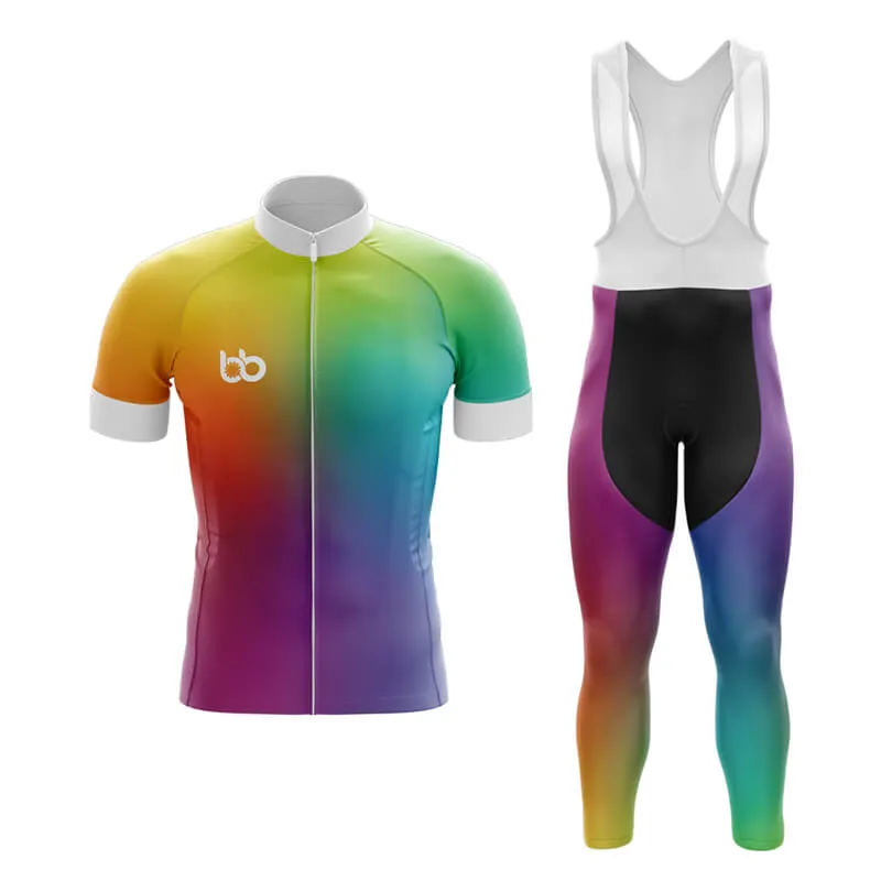 Abstract Rainbow (V2) Club Cycling Kit