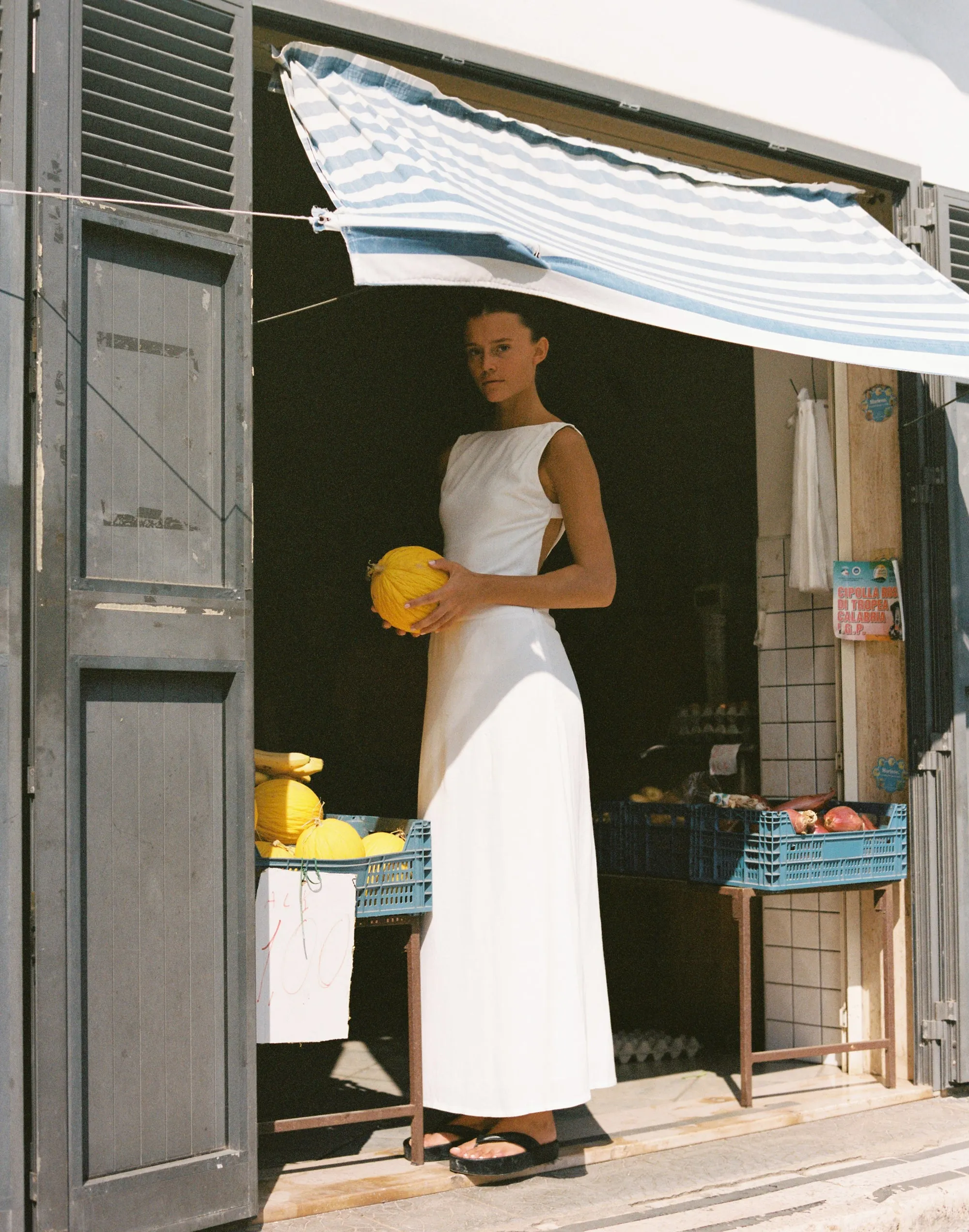 Aleah Maxi Skirt (White)