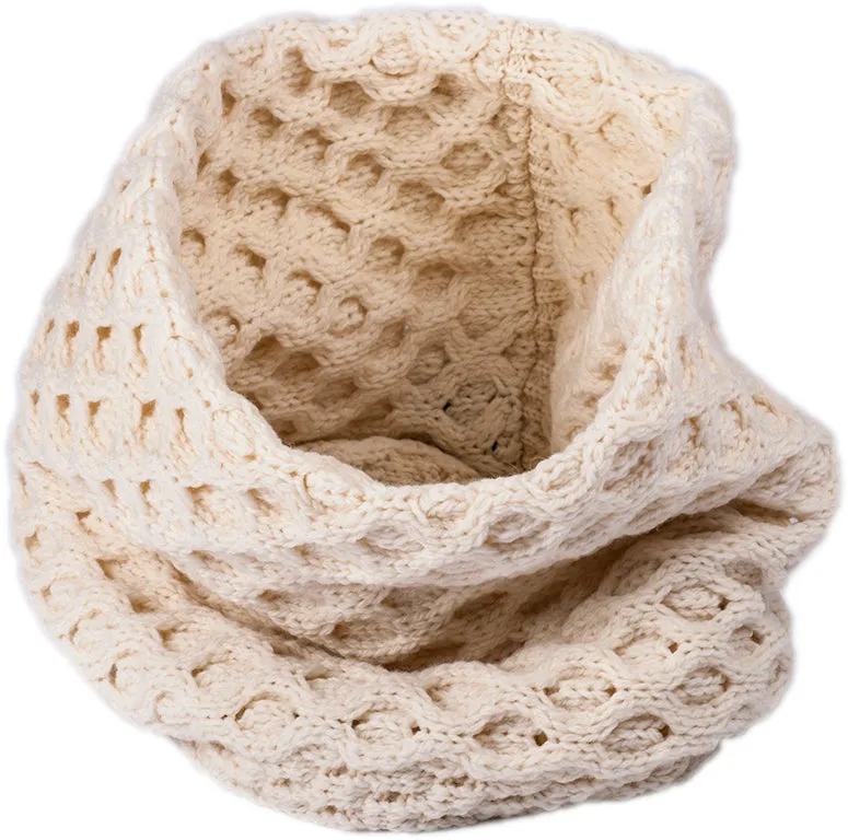 Aran Snood Infinity Scarf