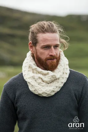 Aran Snood Infinity Scarf