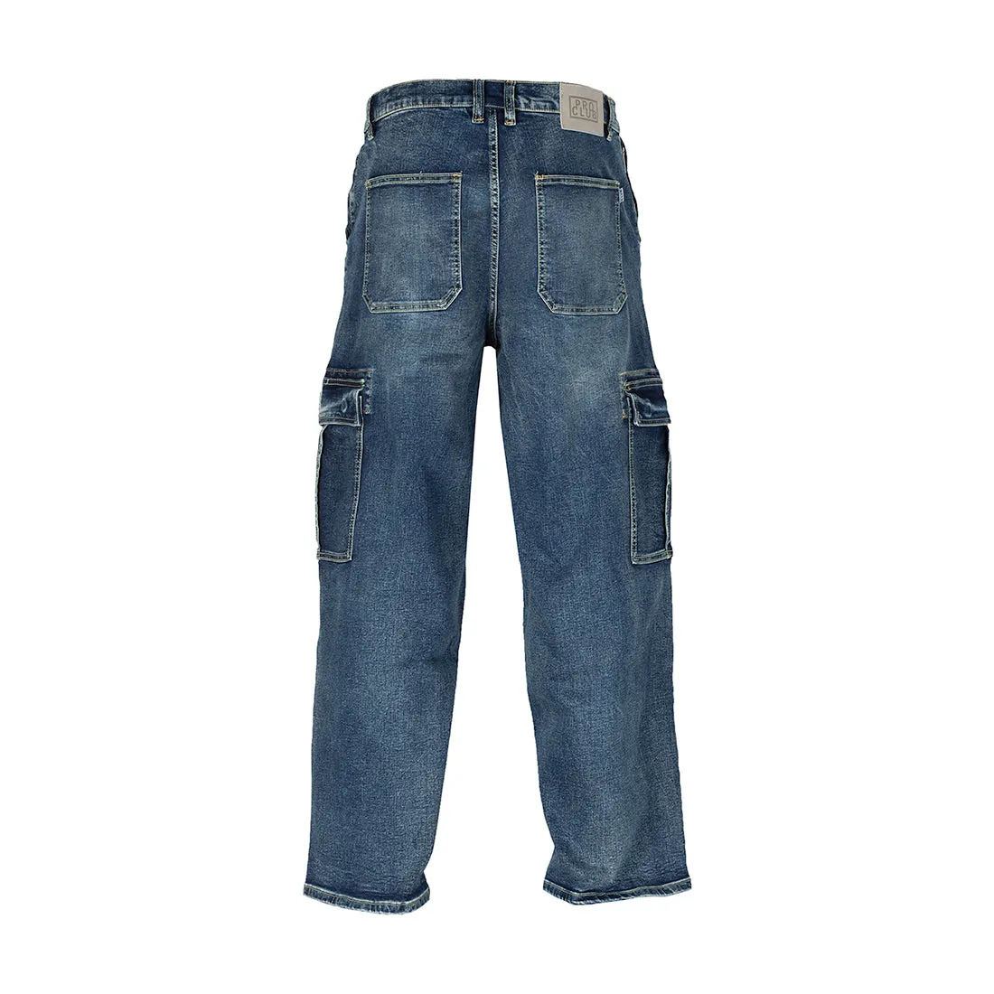 Baggy Cargo Denim Pant - Mens