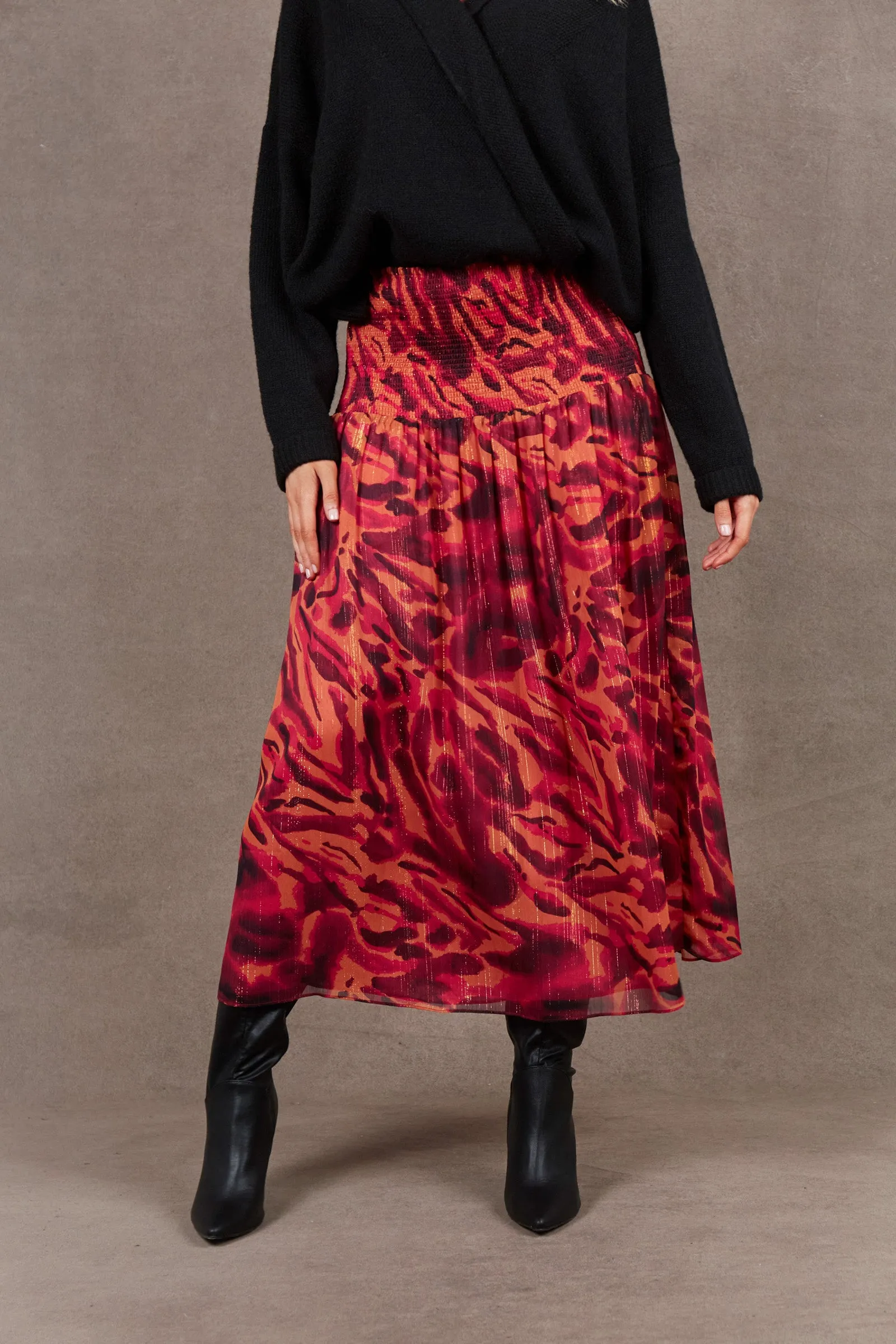 Bantu Maxi Skirt - Magenta