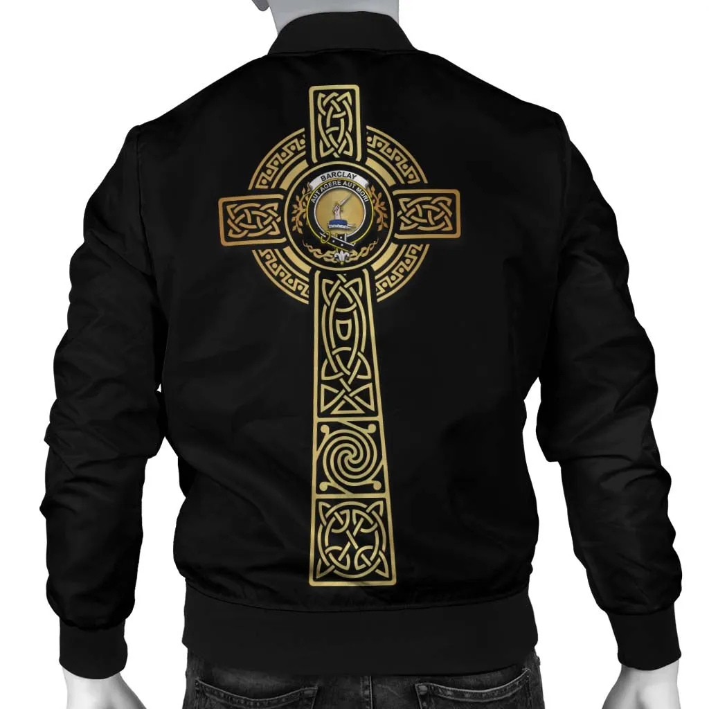 Barclay Clan Bomber Jacket with Golden Celtic Tree Of Life