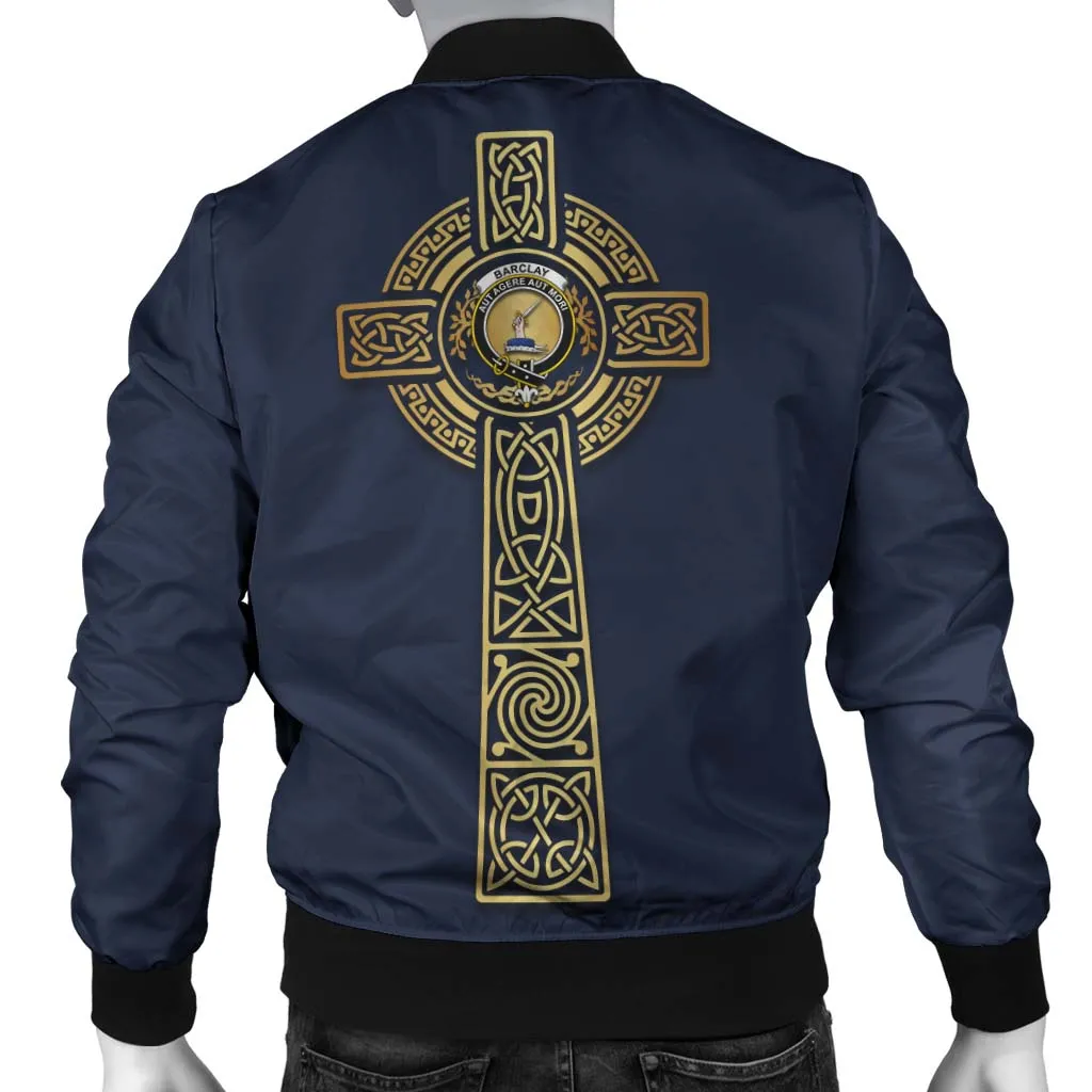 Barclay Clan Bomber Jacket with Golden Celtic Tree Of Life