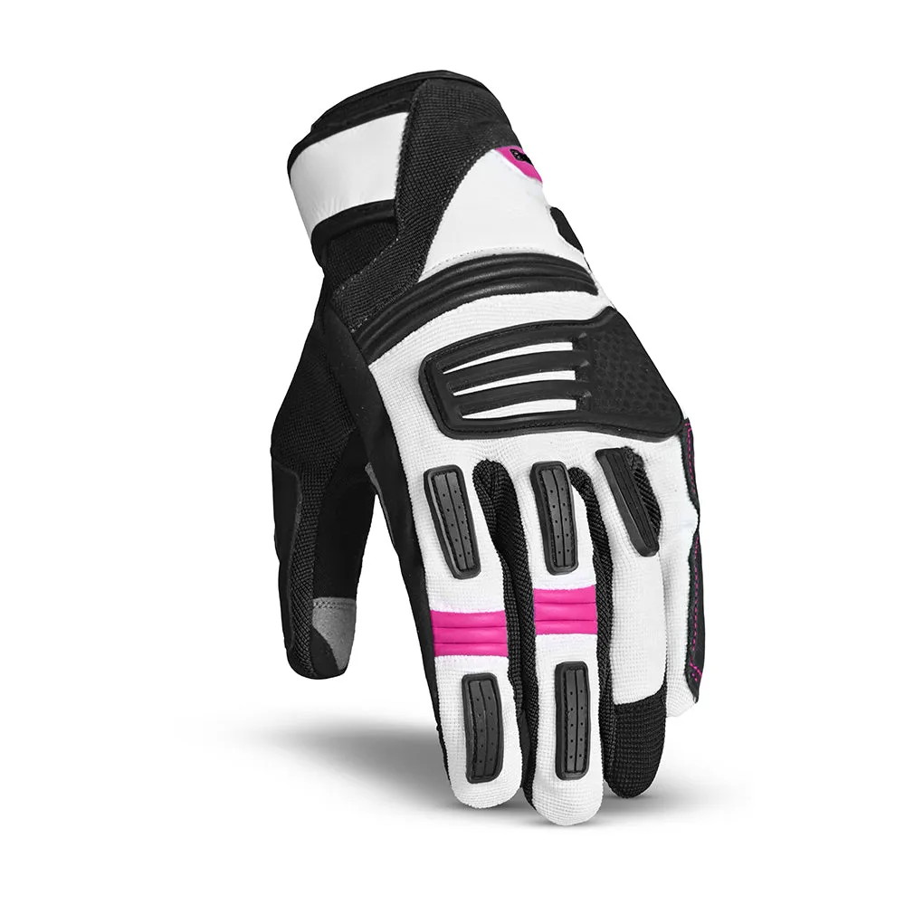 BELA Arizon Lady Motorcycle Gloves Black Pink