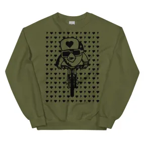 Bike Birdy Bolts Sweatshirt Olive