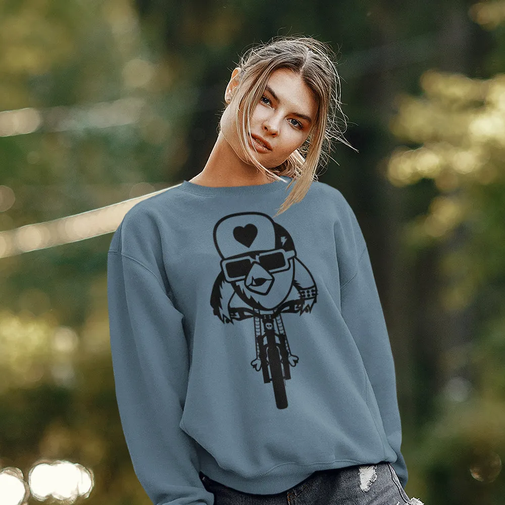 Bike Birdy Sweatshirt Indigo