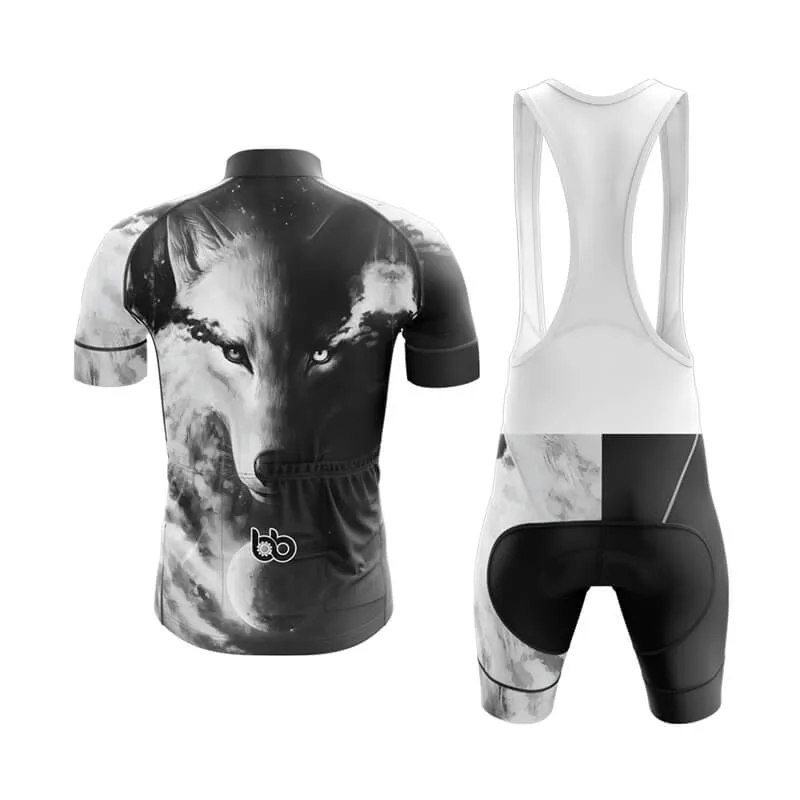 Black and White Wolf (V1) Club Cycling Kit