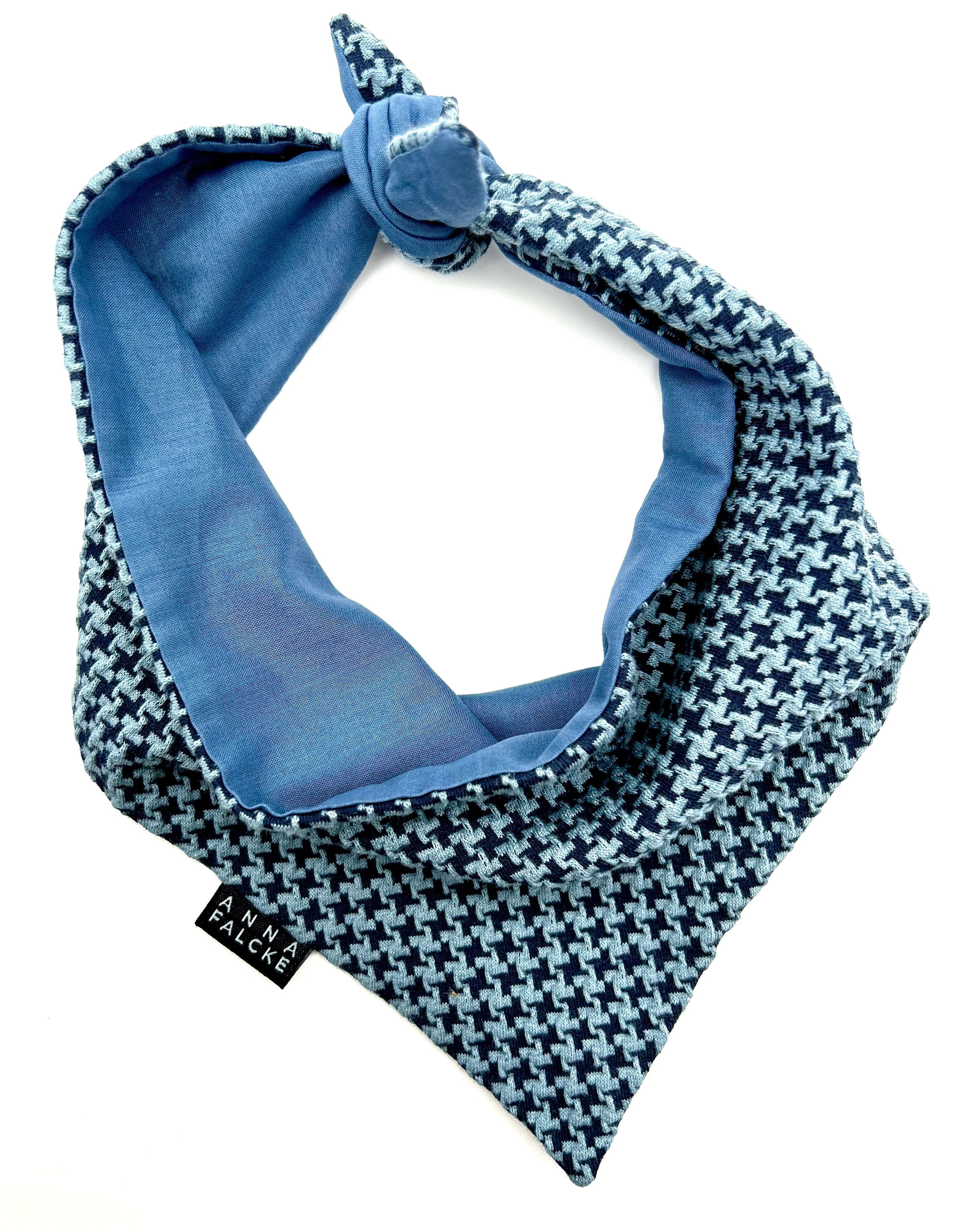 Blue dogtooth Design - Luxury Dog Lead set