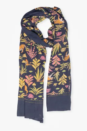 Botanical Tiger Scarf