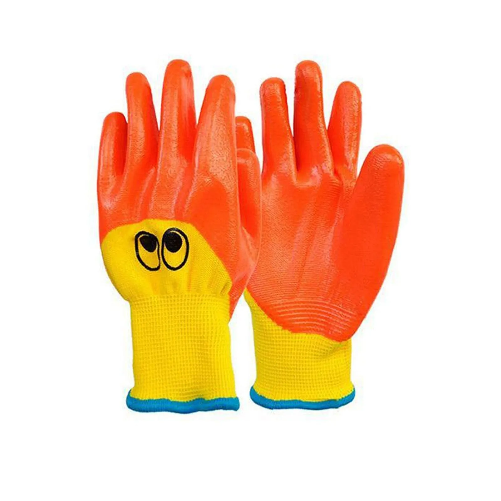 Breathable Children Gardening Gloves Durable Waterproof Toddlers Oil Resistant Non-slip Anti-stab Handwork Protective Gloves