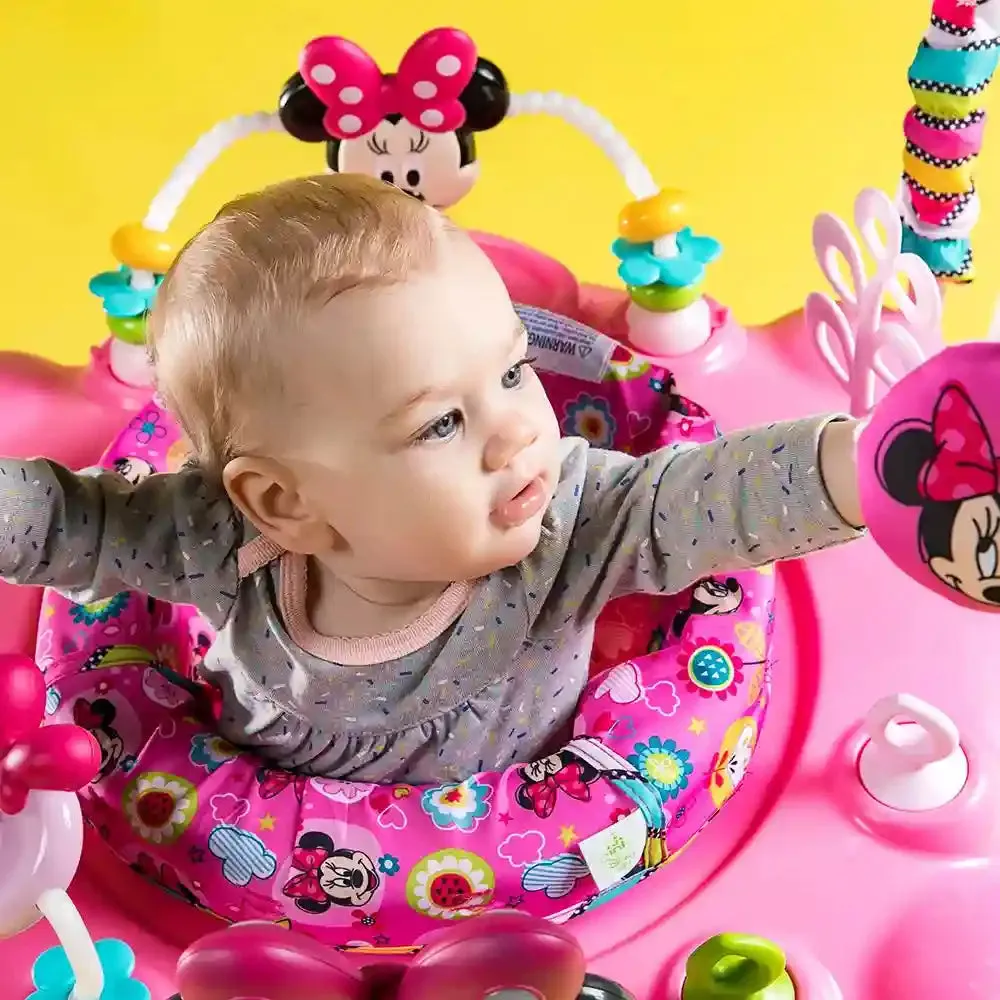 Bright Starts Minnie Mouse PeekABoo Activity Jumper