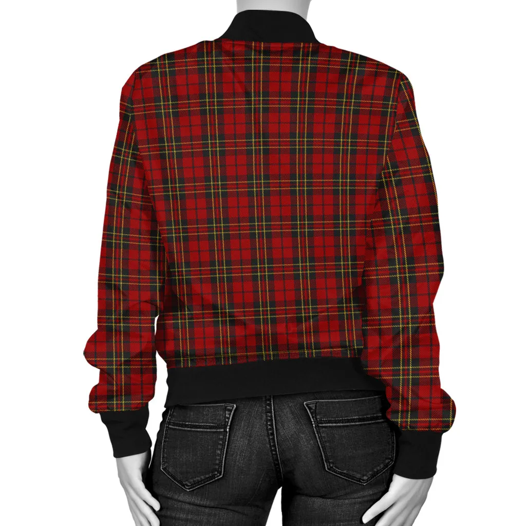 Brodie Tartan Bomber Jacket with Family Crest