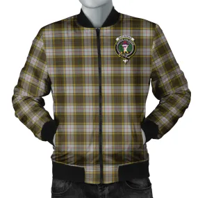 Buchanan Dress Tartan Bomber Jacket with Family Crest