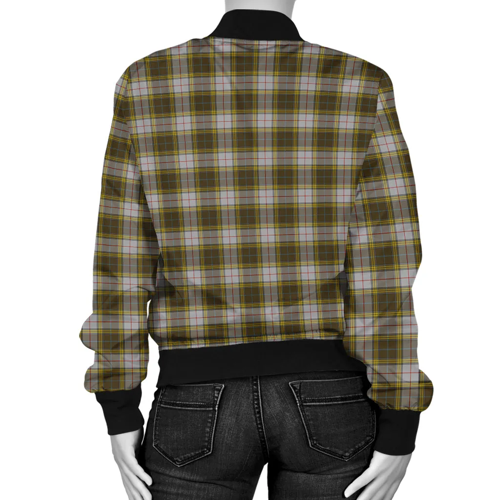 Buchanan Dress Tartan Bomber Jacket with Family Crest