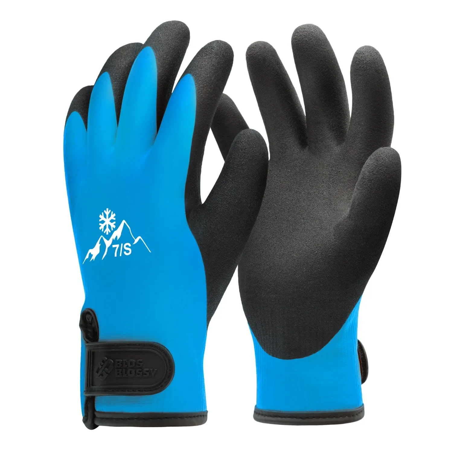 [Bulk Buy] 12 Pair Heavy Duty Winter Gloves, 100% Water Proof, Thermal Insulated Winter Dipped Gloves