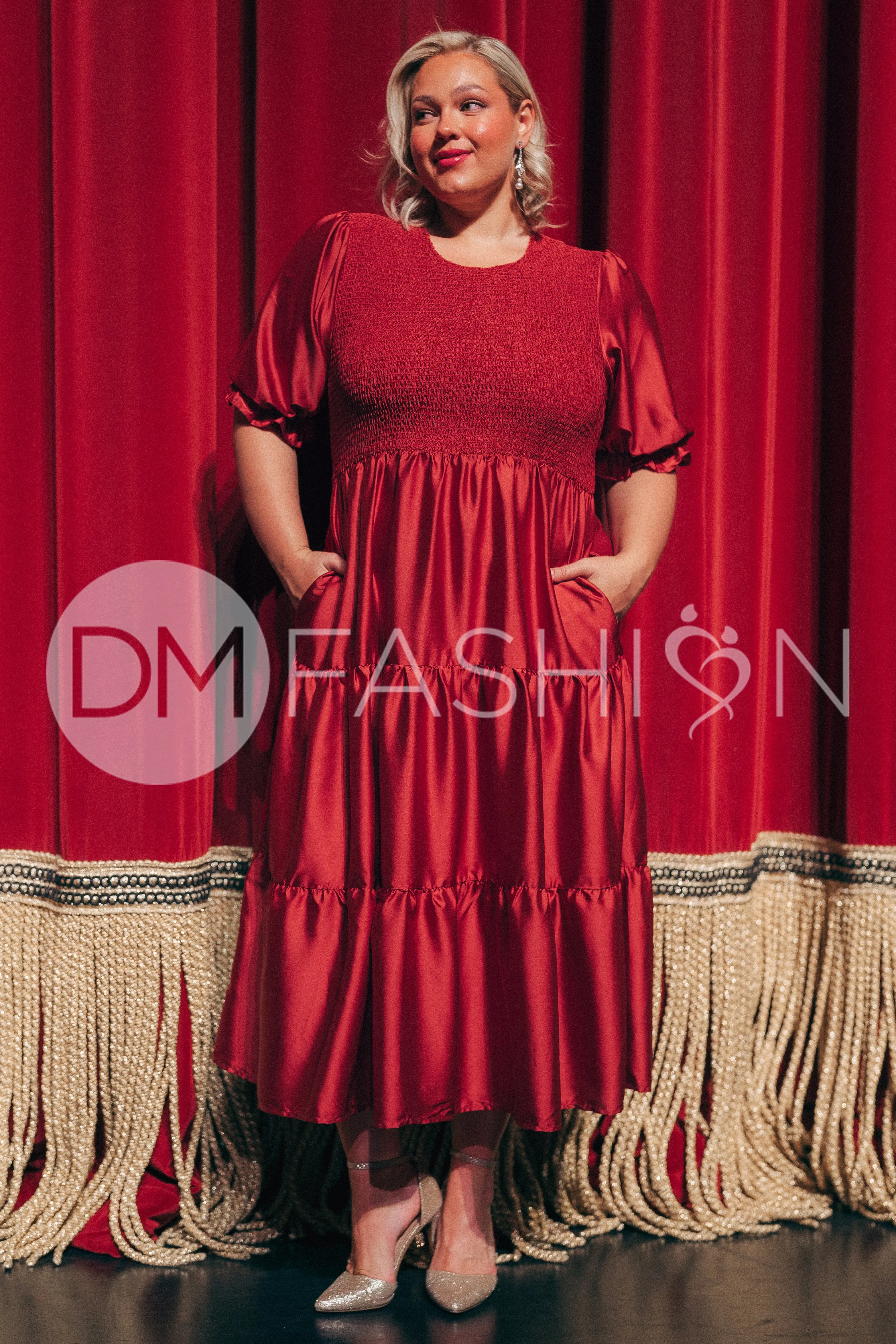 Calliope Burgundy Dress - DM Exclusive - Maternity Friendly - Pre Order