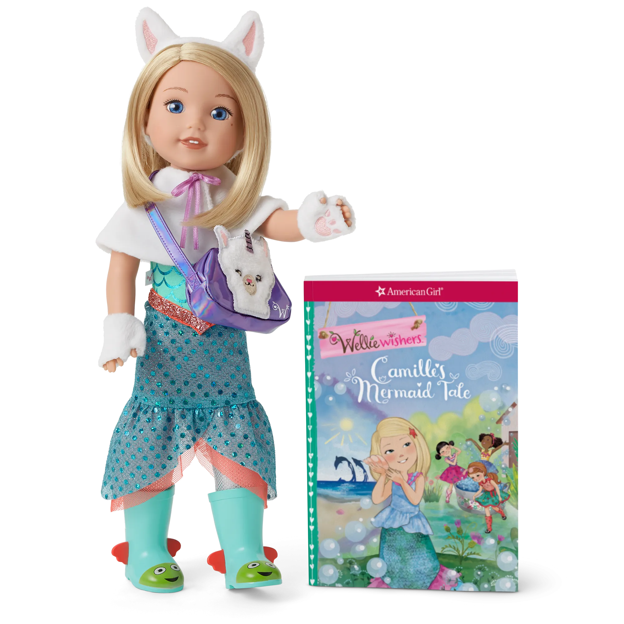 Camille™ Doll, Book & Magical Llamacorn Accessories