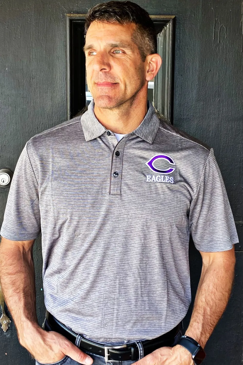 Canyon Eagles Shadow Grey Polo