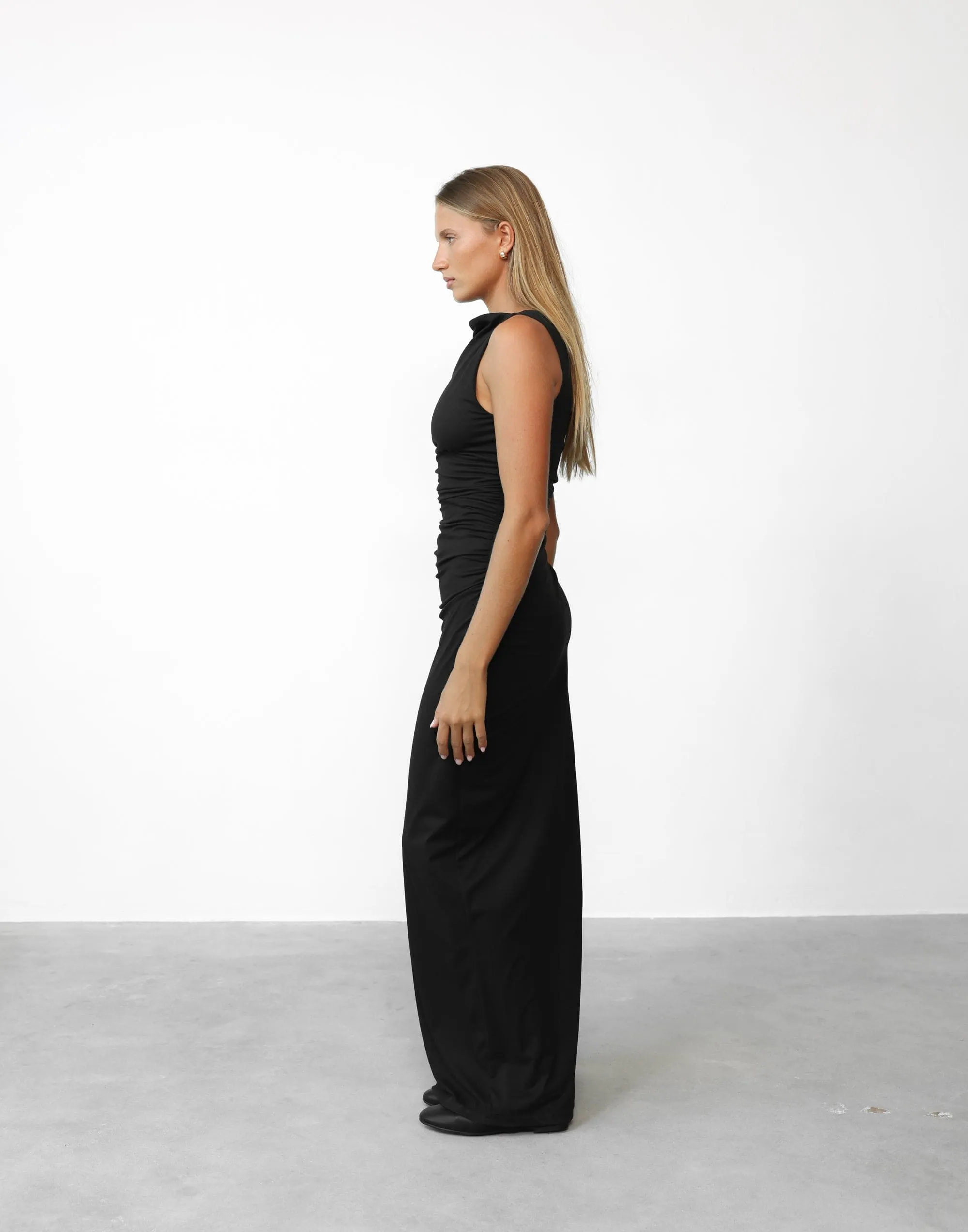 Caprice Maxi Dress (Black)