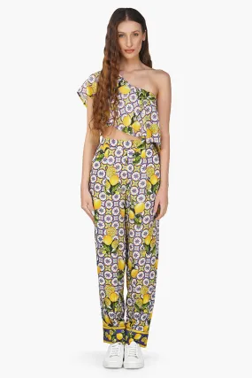 Citrus Lemon Printed Pant