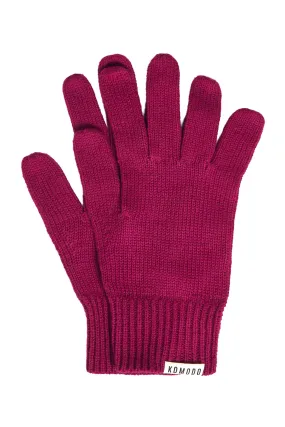 CITY - Organic Cotton Gloves Cherry