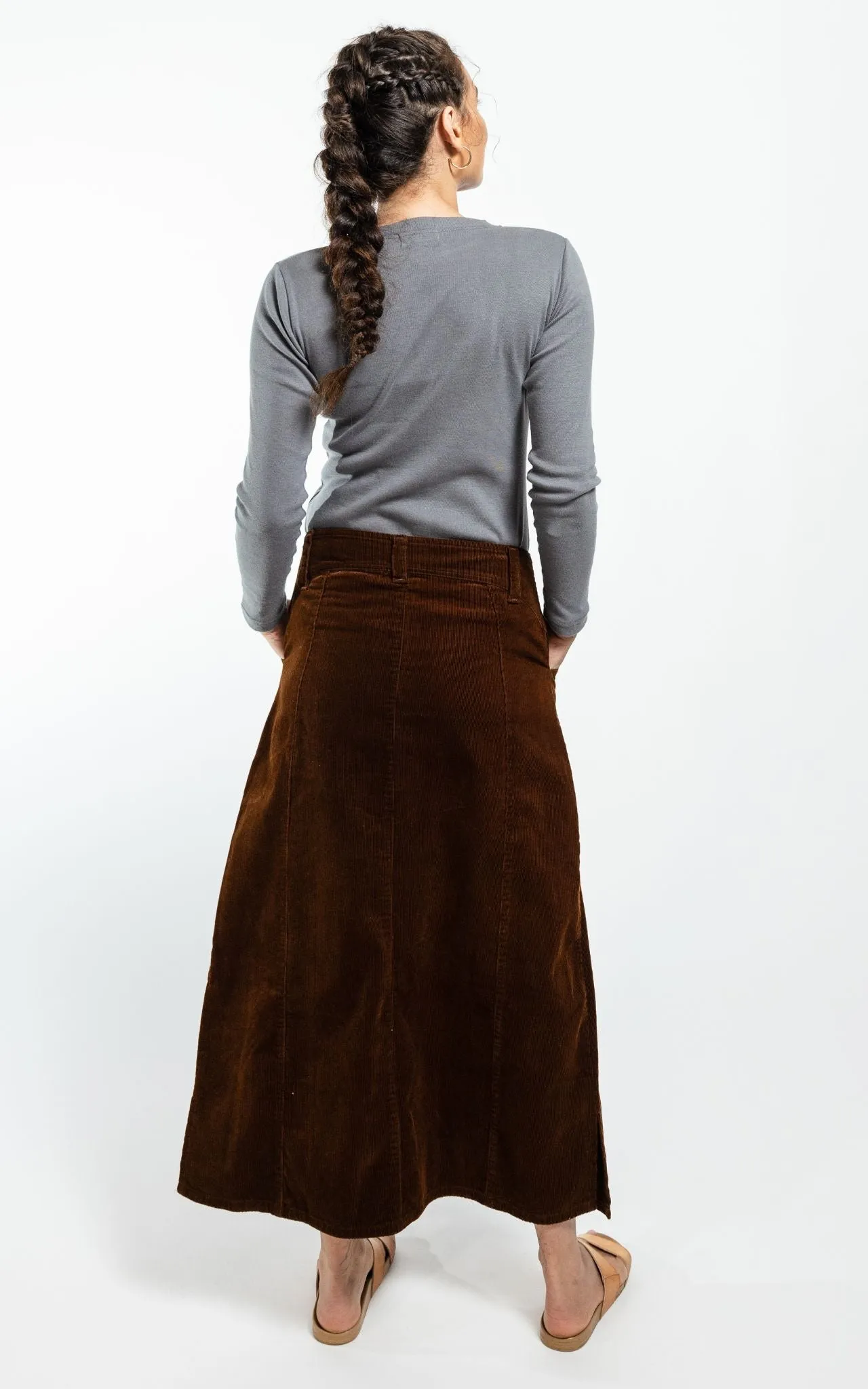 Corduroy Maxi Skirt