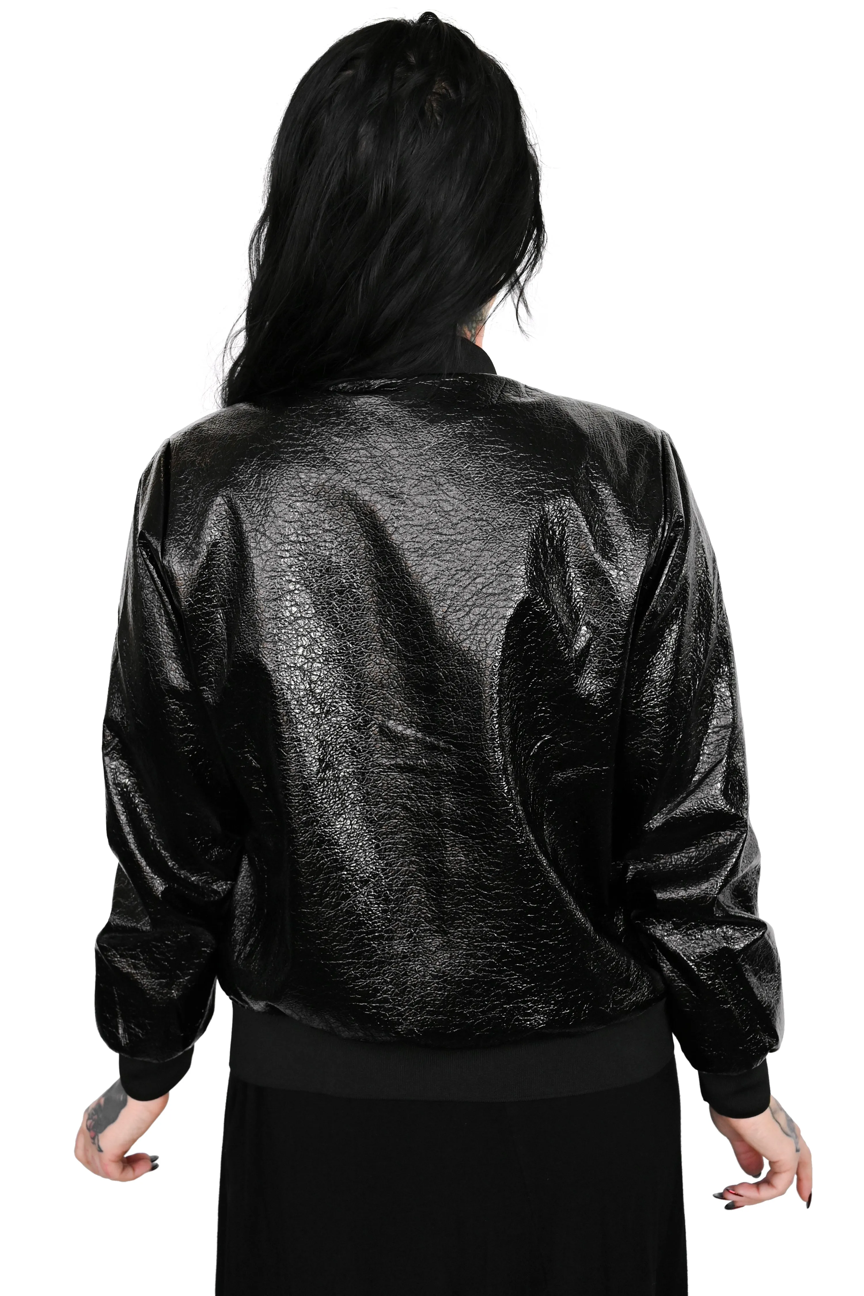 Crackle Bomber Jacket - No Restock! XS left!