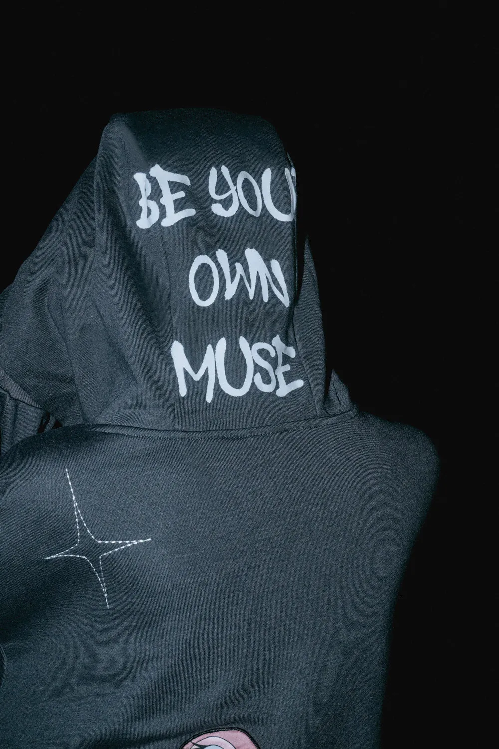 CREATURES IN THE CLUB: HONEY BUNZ ZIP HOODIE - CHARCOAL LIMITED ED.