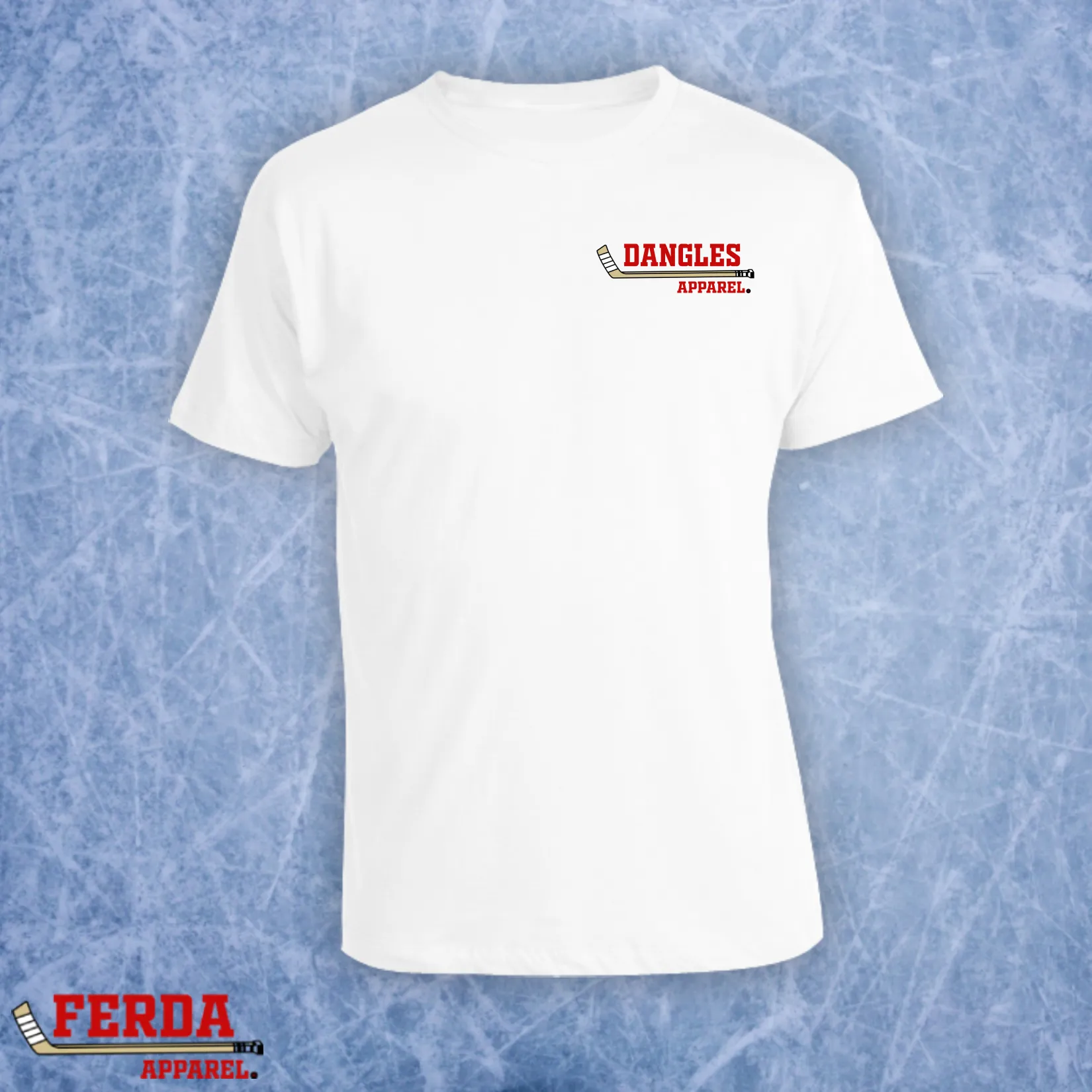 Dangles Apparel Branded Corner Hockey T-Shirt