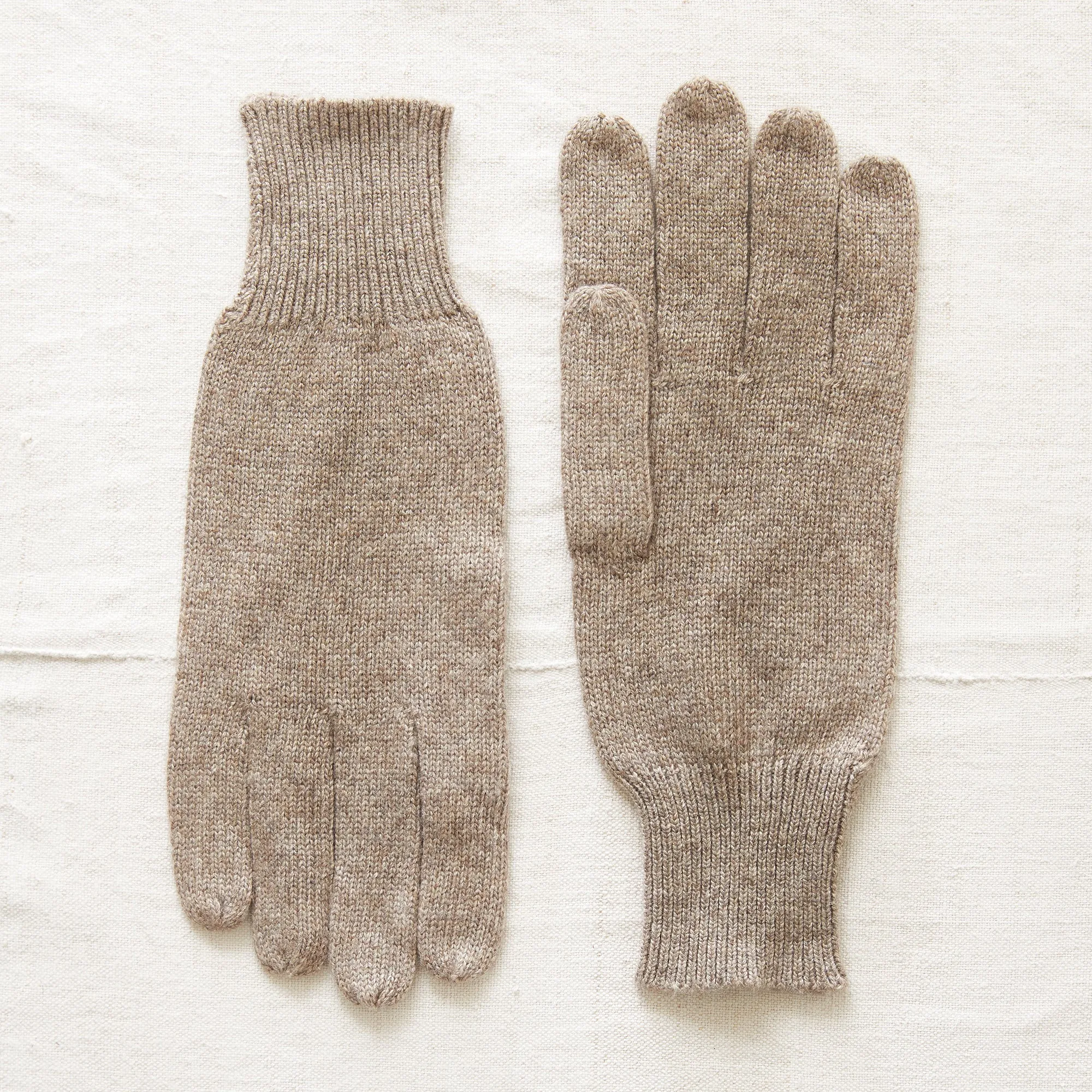 DEV Luxury Soft Fine Knit Merino Mens Gloves