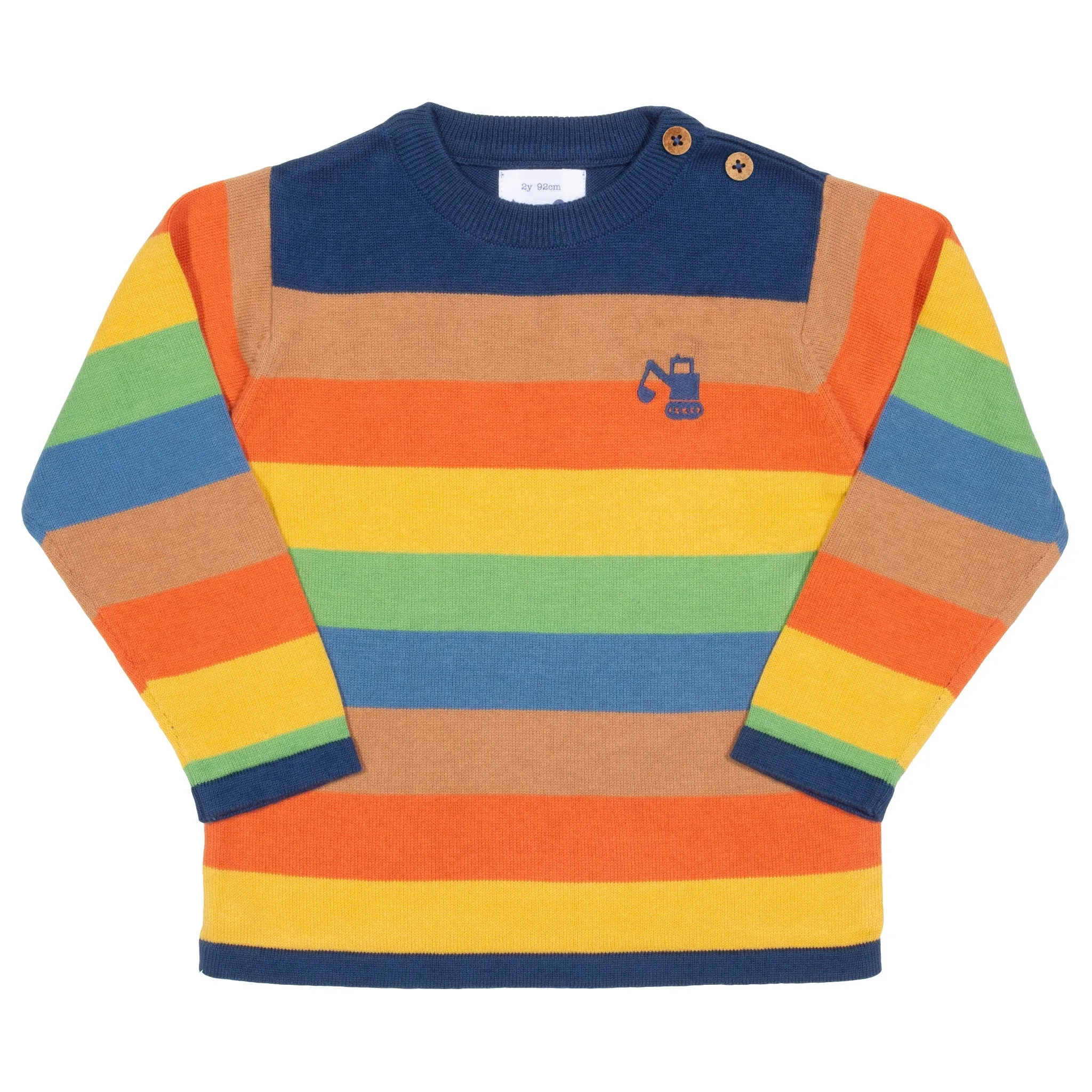 Digger stripe jumper