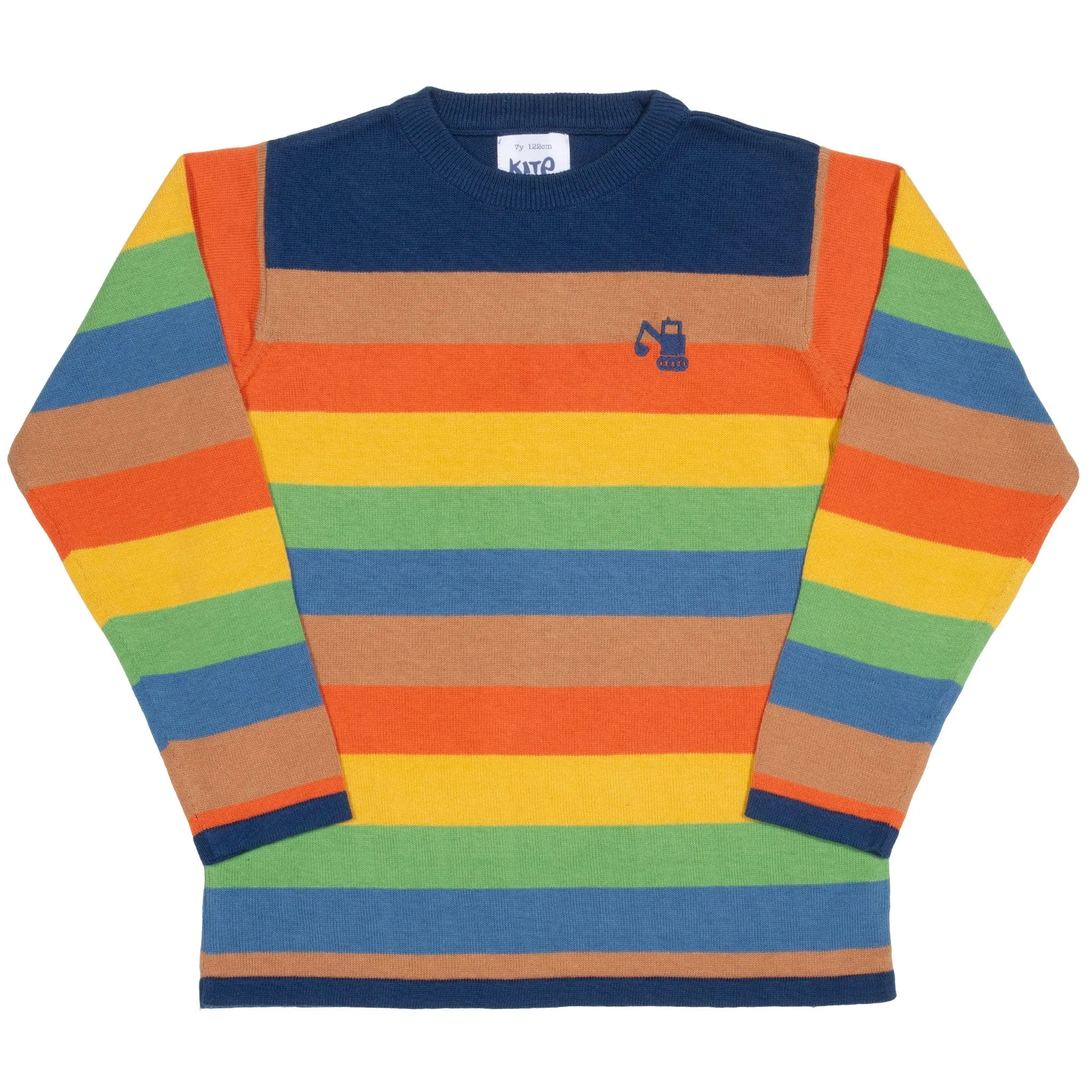 Digger stripe jumper