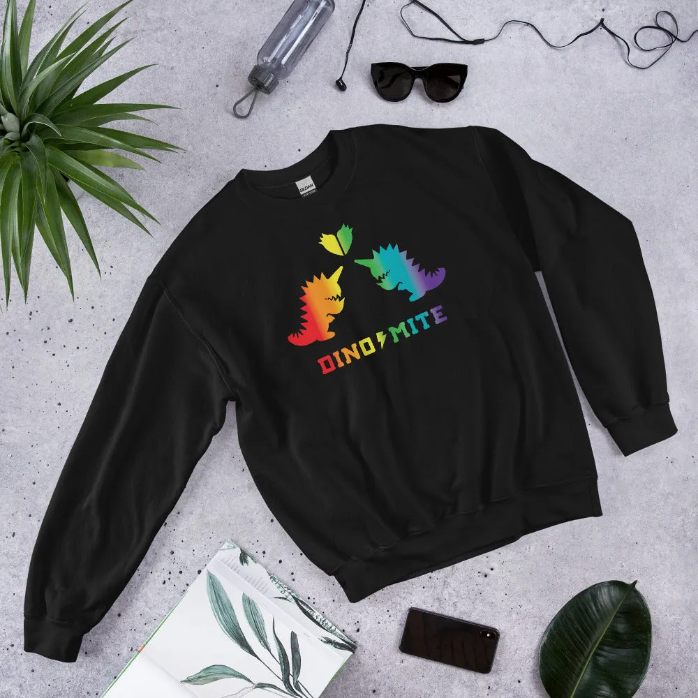 Dinomite Pride Sweatshirt Black/Rainbow