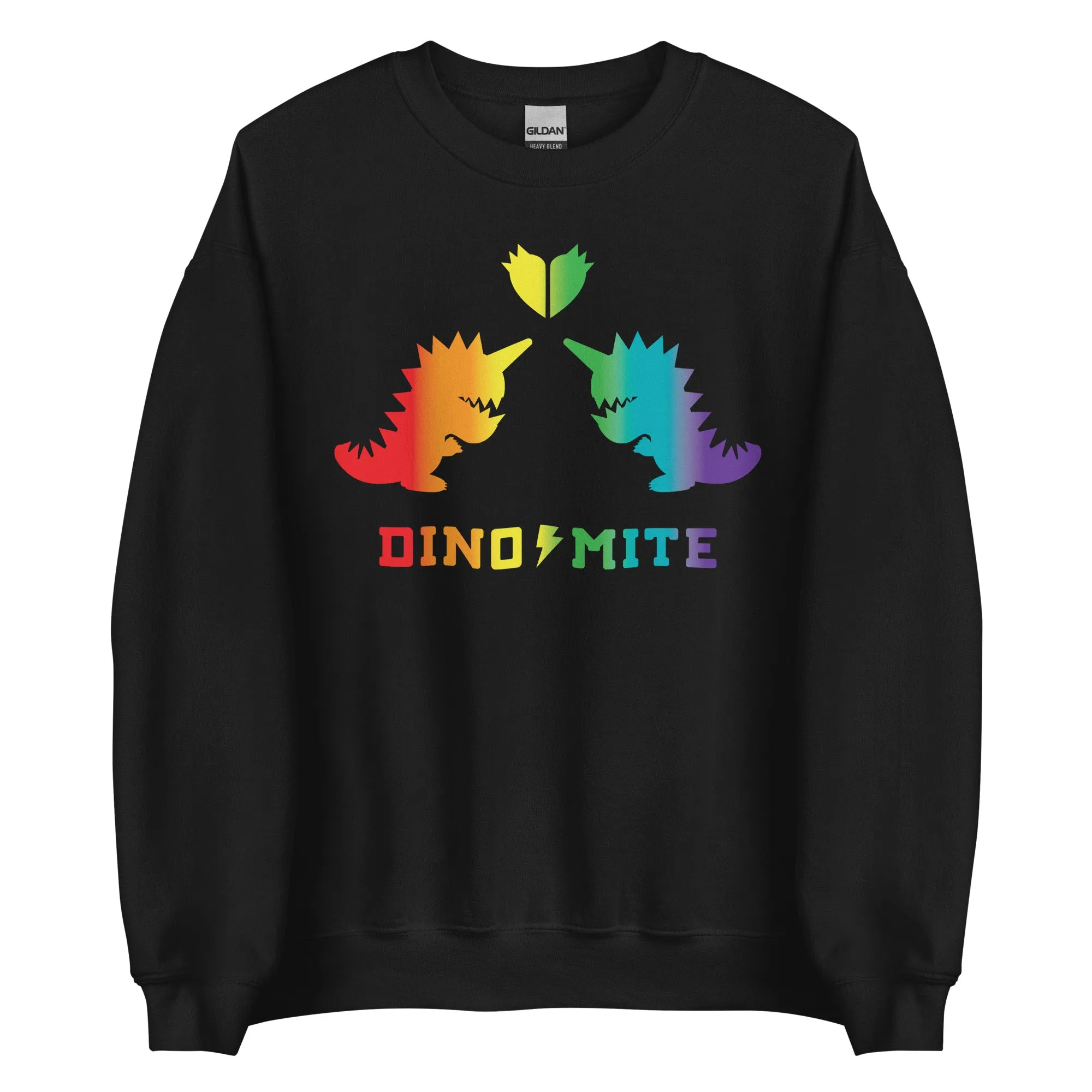 Dinomite Pride Sweatshirt Black/Rainbow