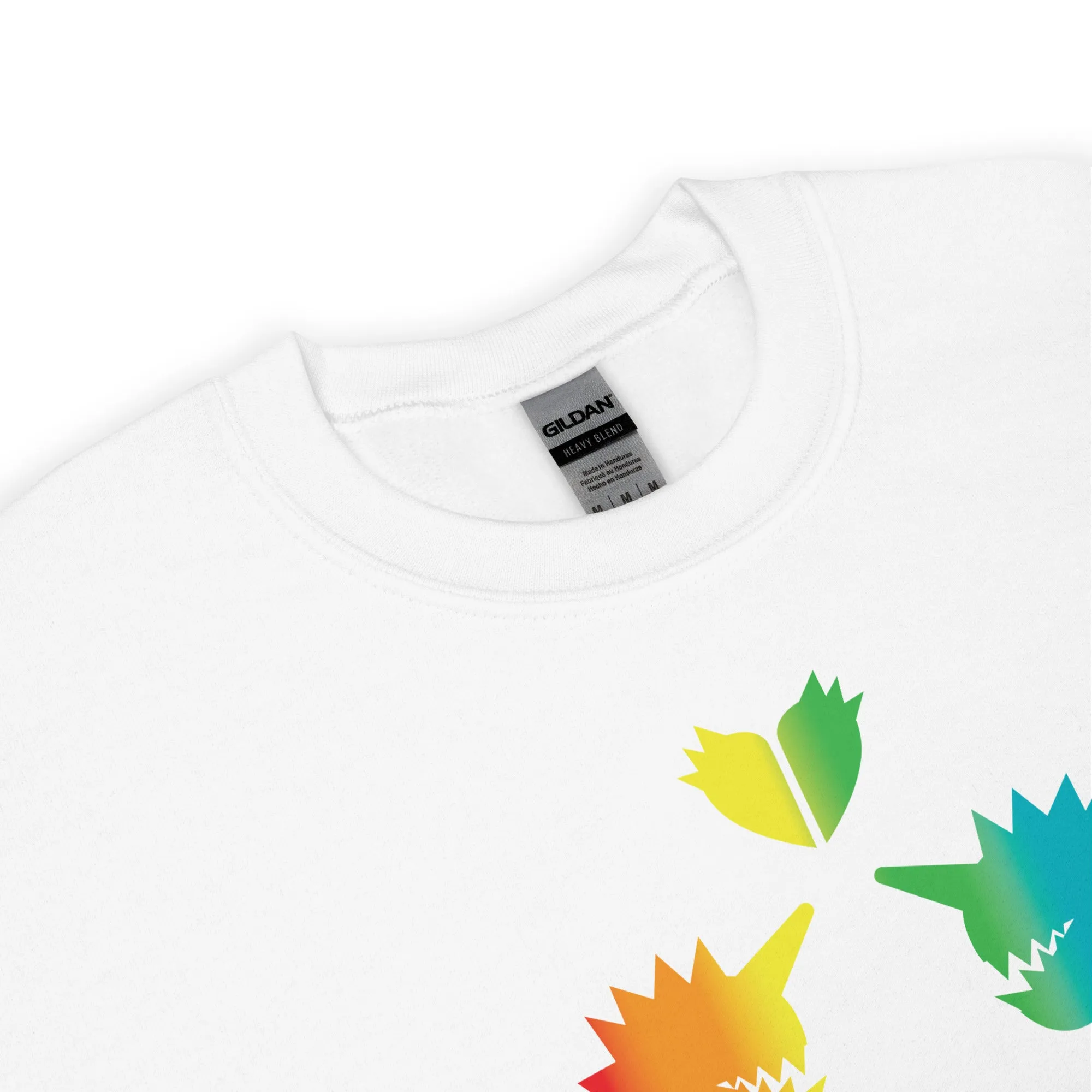 Dinomite Pride Sweatshirt White/Rainbow