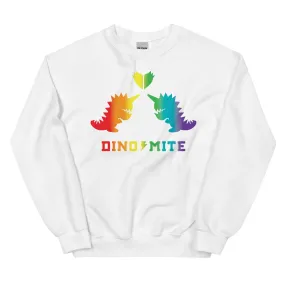 Dinomite Pride Sweatshirt White/Rainbow