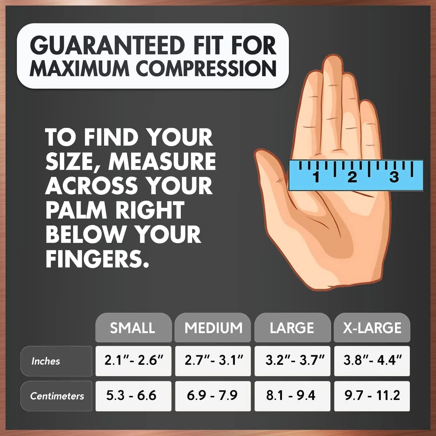 Dr. Frederick's Original Copper Arthritis Glove - 2 Gloves - Perfect Computer Typing Gloves - Fit Guaranteed