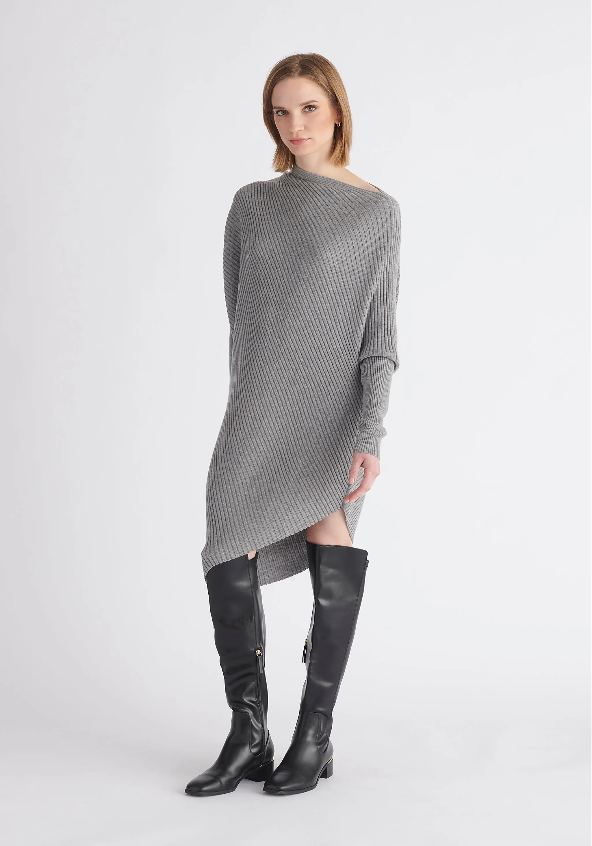 Draped Jumper Dress