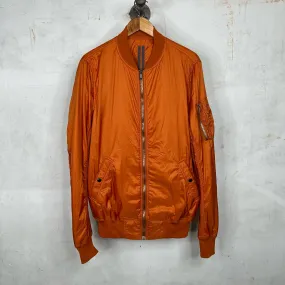 DRKSHDW Orange Nylon Bomber Jacket