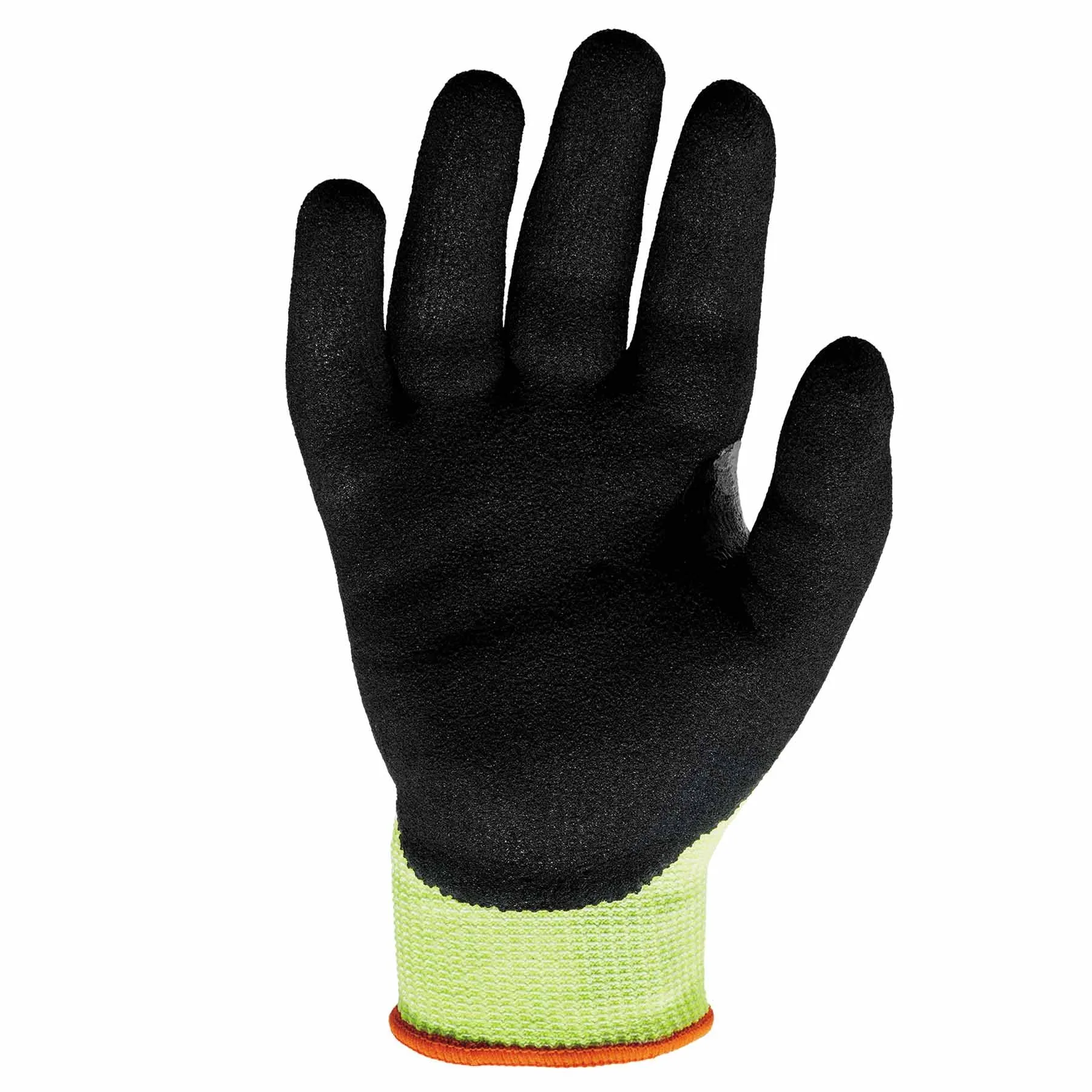 Ergodyne 17823 7041-CASE M Lime ANSI A4 Nitrile-Coated CR Gloves 144-Pair