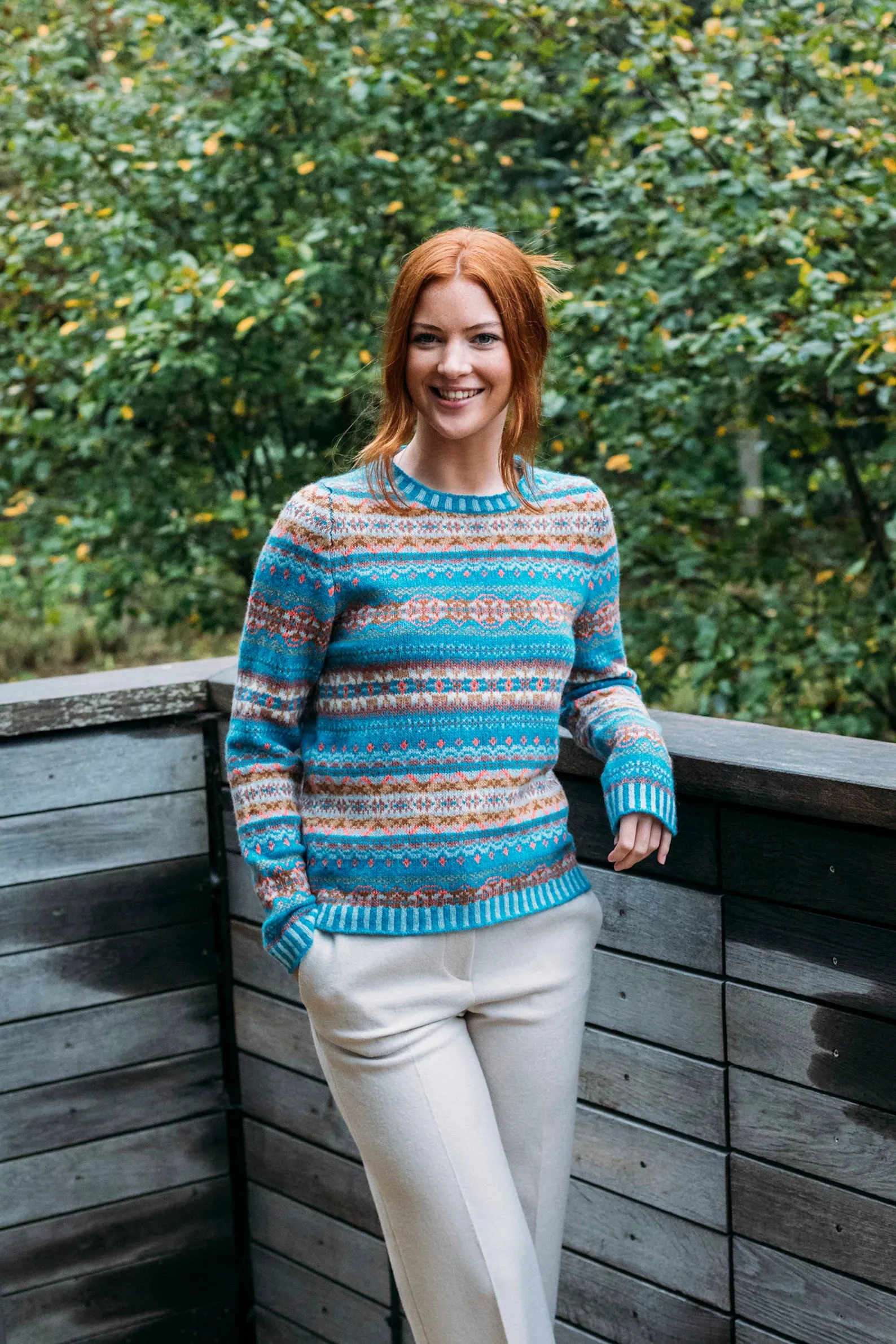 Eribé Kinross Sweater in Topaz and Opal - New Colours