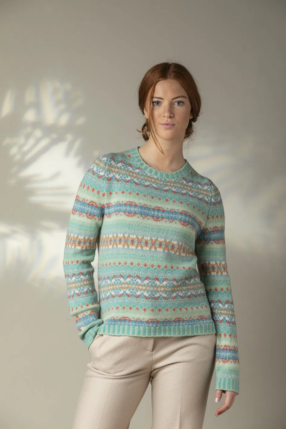 Eribé Kinross Sweater in Topaz and Opal - New Colours