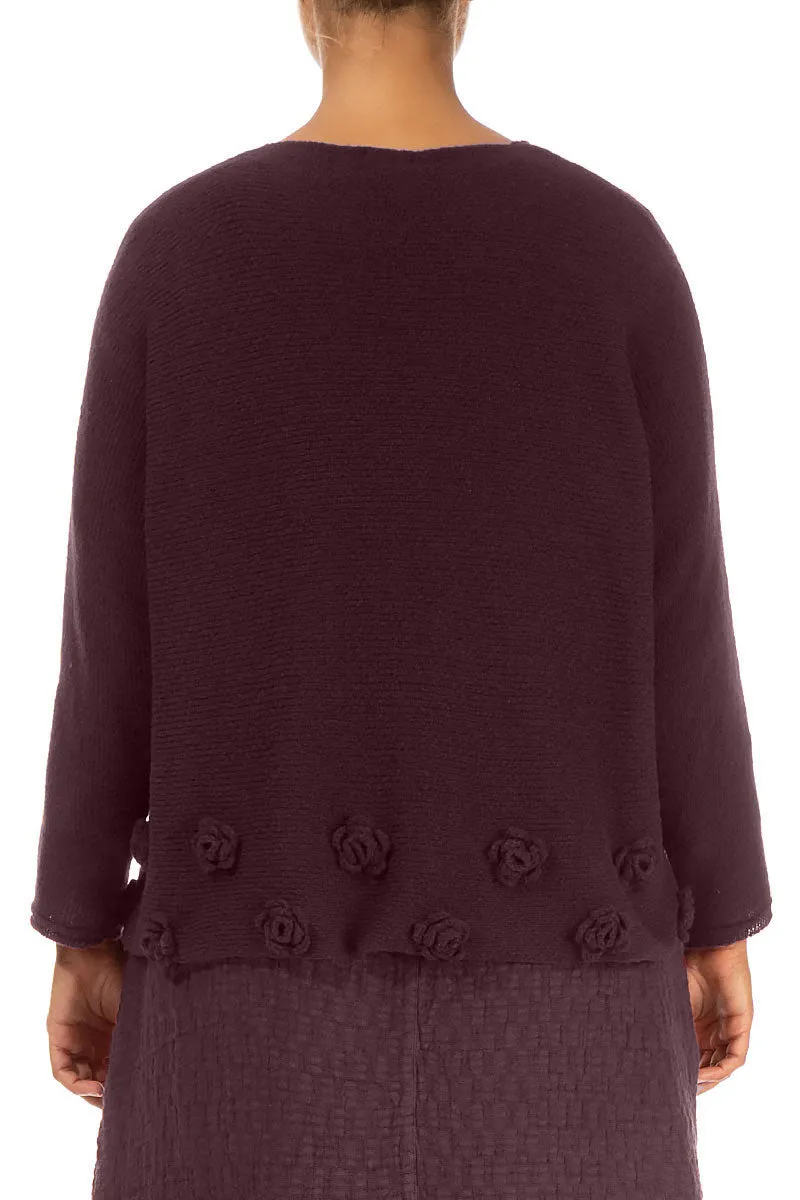 Flowers Mulberry Wool Sweater