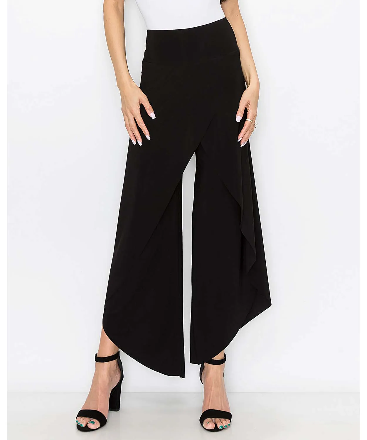 Front Crossover Drape Pant